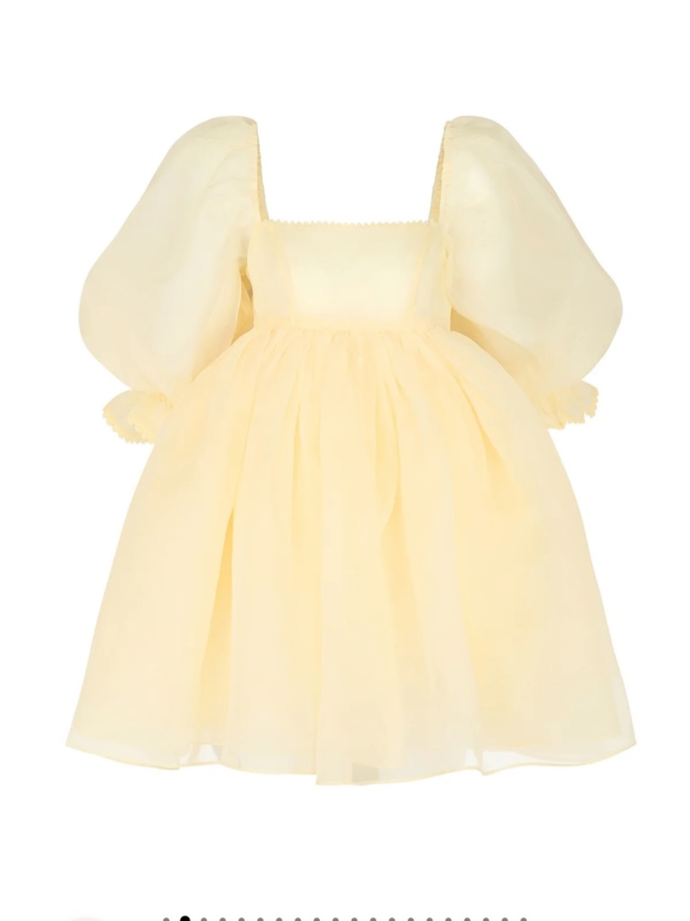 Selkie Baby Banana Puff Dress